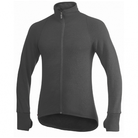 full zip power 400 woolpower  gris