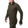 full zip power 400 woolpower olive