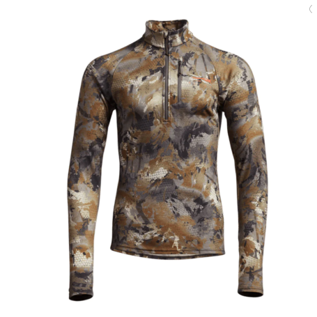T-Shirt Merino 220 Core Half Zip Optifade Timber  Sitka